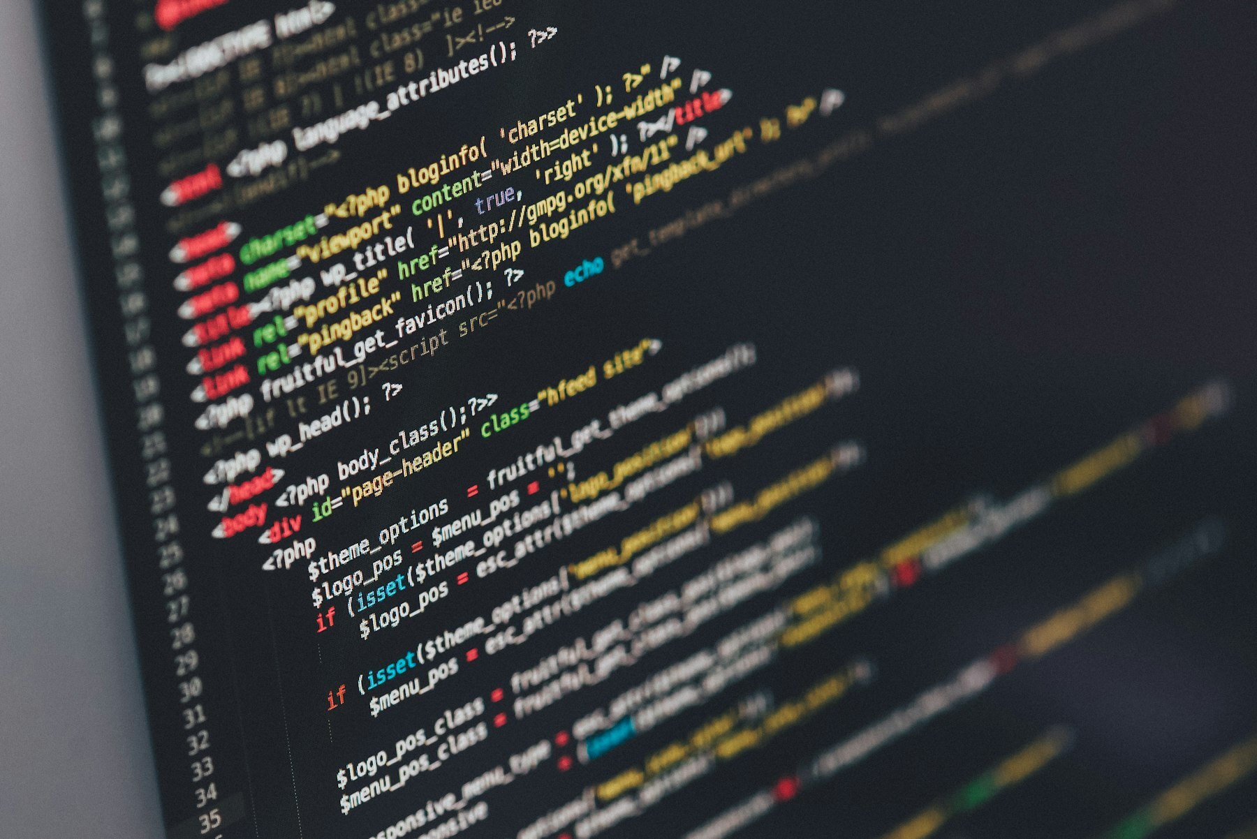 Écran d’ordinateur affichant l’administration d’un site WordPress