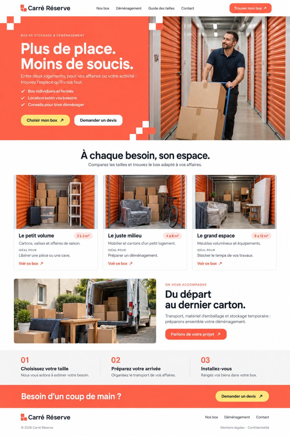 Aperçu du site Carré Réserve
