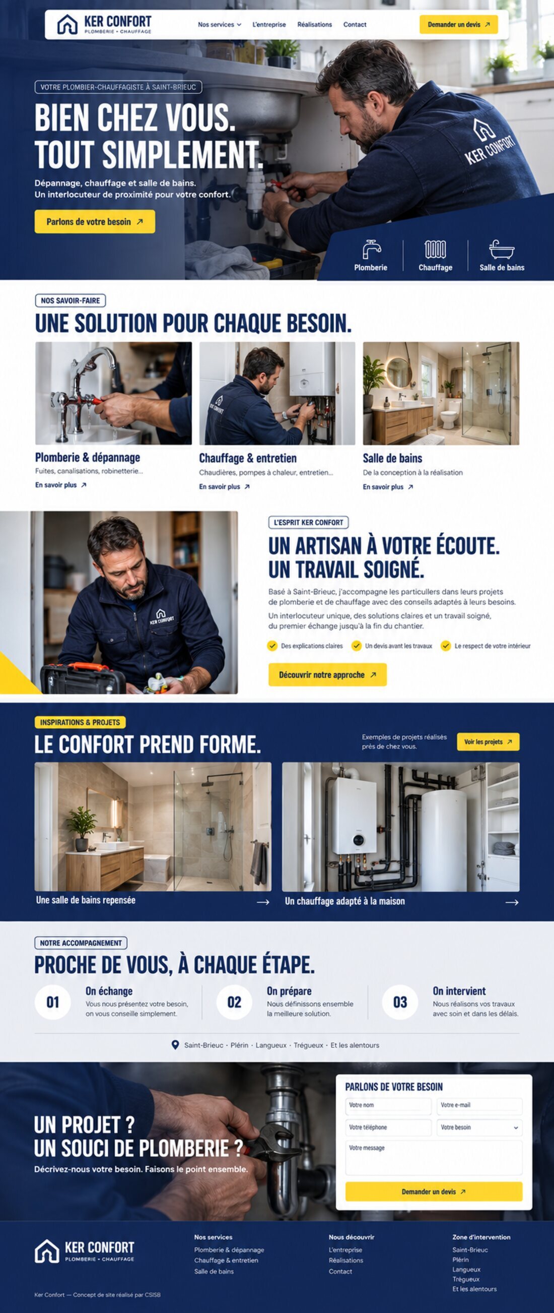 Aperçu du site Ker Confort