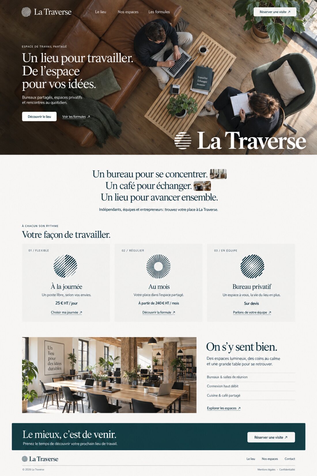 Aperçu du site La Traverse